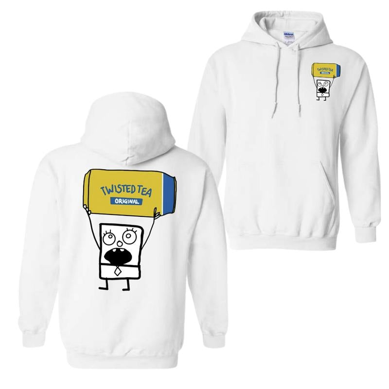 Doodlebob Twisted Tea Essential 2 Sided T-Shirt Sweatshirt Hoodie, For Men And Women, Trendy Shirt | HypeDripTees.com