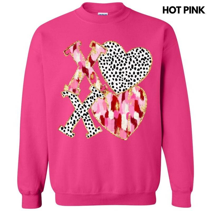 Dotted XOXO Sweatshirt T-Shirts, Hoodie | HypeDripTees.com