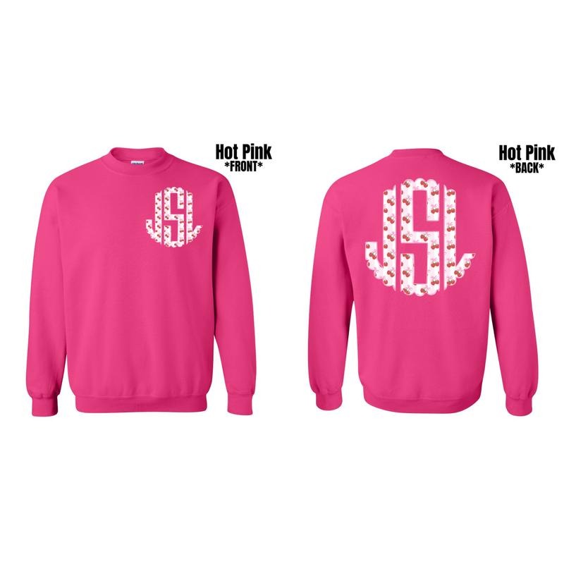 Double Strawberry Stripe Monogram Sweatshirt 'NLB' T-Shirts, Hoodie | HypeDripTees.com