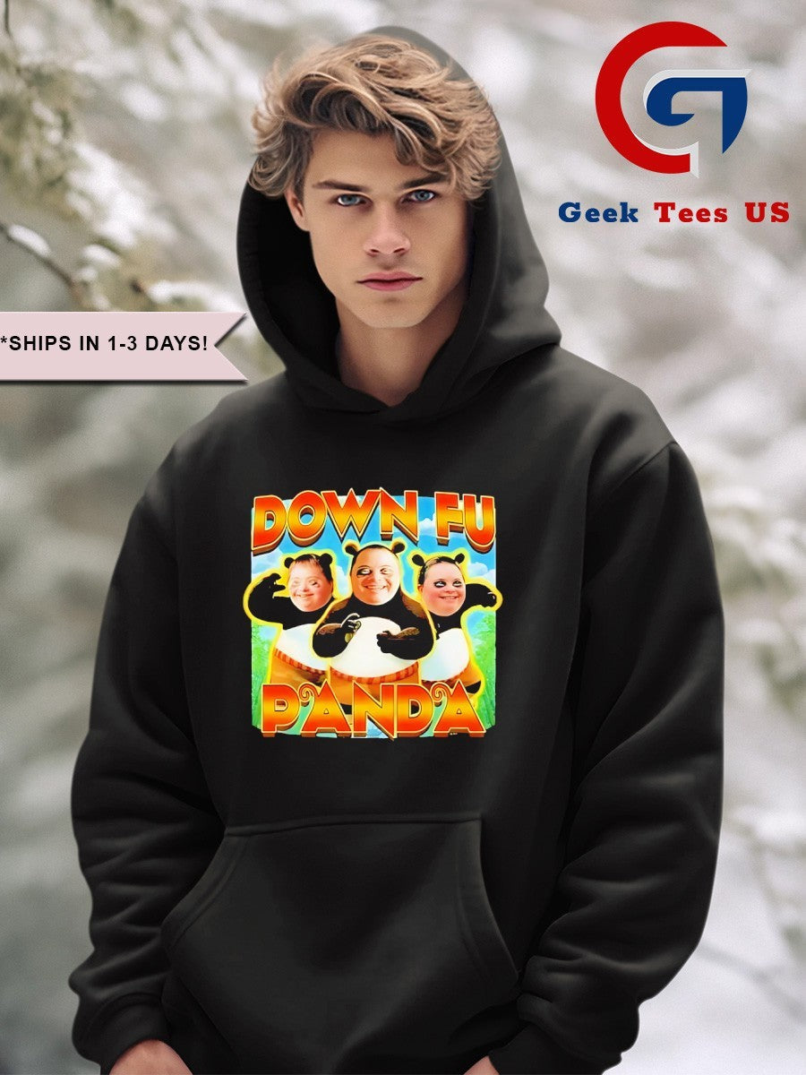 Down Kung Fu Panda graphic T-shirt