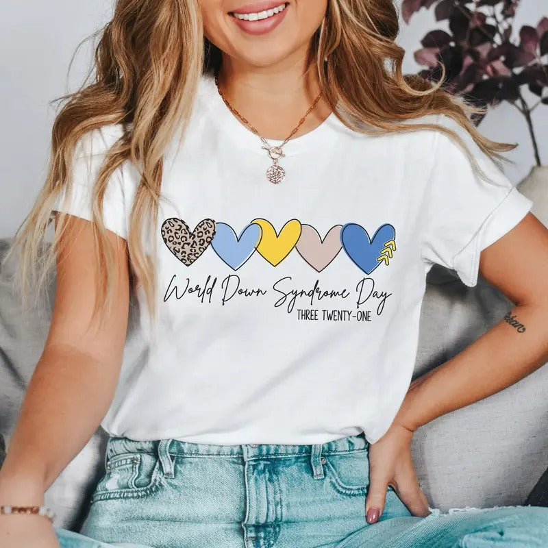 Down Syndrome Shirt 3 21 Day Down Syndrome Down Syndrome Teacher Shirt Down Syndrome Awareness Shirt Trisomy 21 Extra Chromosome T-Shirts, Hoodie, Sweatshirt