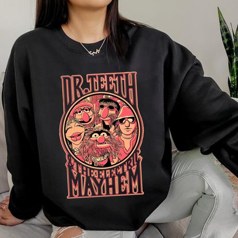 Dr.Teeth Electric Mayhem Shirt, Family Vacation Shirt, Muppets Music Tee Shirt, Muppets Sweatshirt, Muppets Merch Hoodie