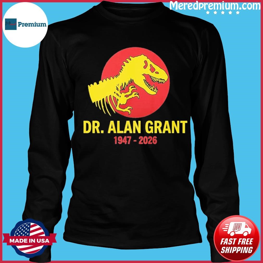 Dr Alan Grant 1947-2026 Tribute T-Shirt