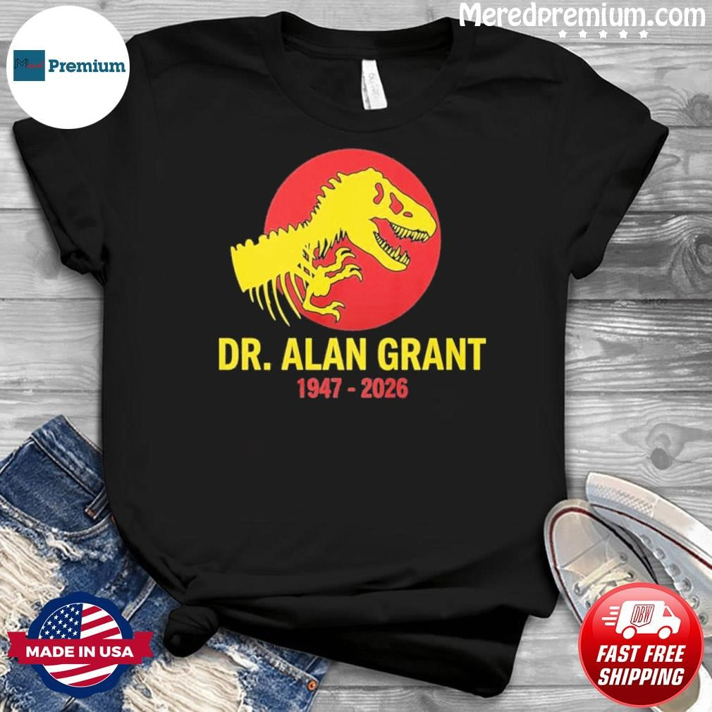 Dr Alan Grant 1947-2026 Tribute T-Shirt