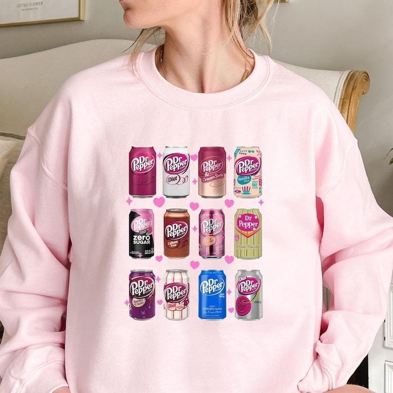 Dr Peper Sweatshirt - Cute Soda Shirt Hoodie | HypeDripTees.com