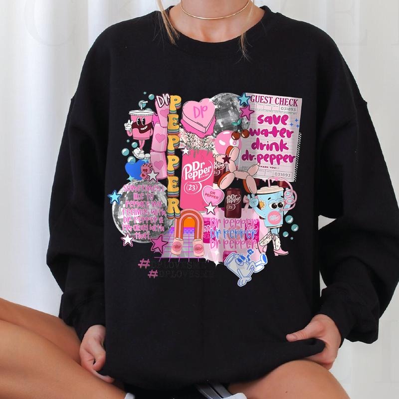 Dr Pepper Girly Shirt, Dr pepper addict Sweatshirt, Dr Pepper T-Shirt, short Hoodie | HypeDripTees.com