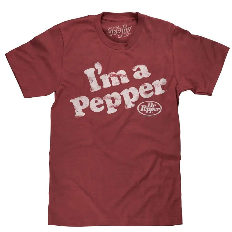 Dr Pepper I'm a Pepper T-Shirt - Red Hoodie, Sweatshirt | HypeDripTees.com