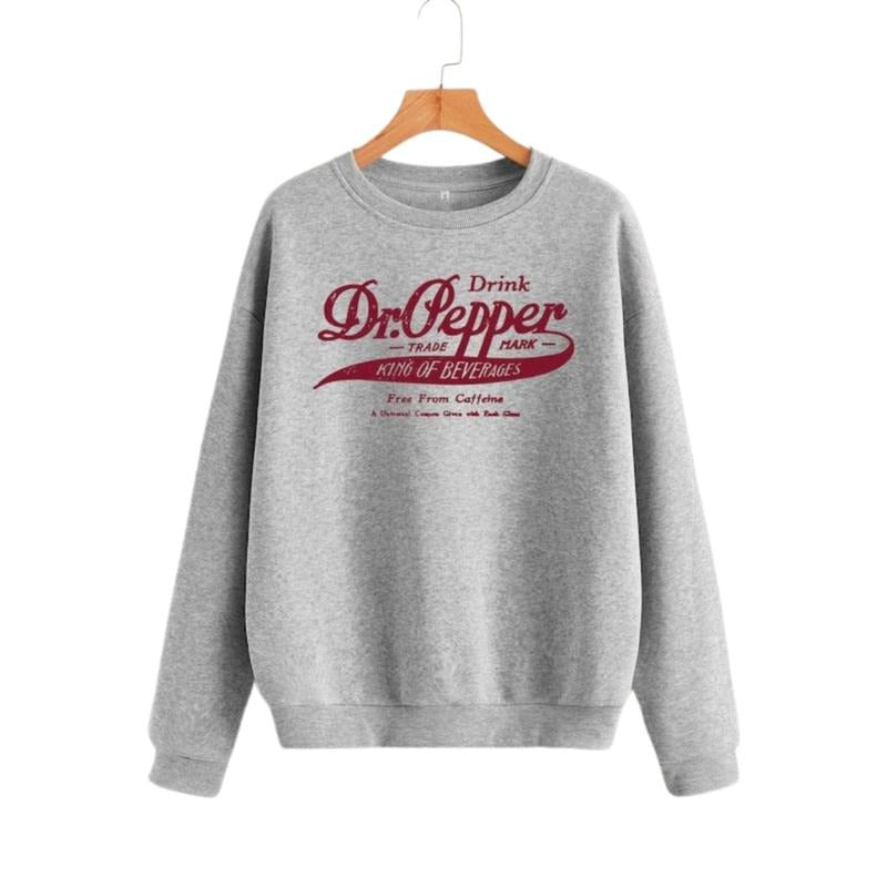 Dr Pepper Shirt Trendy Can Soda Sweatshirt, Unique Soft Drinks Lover Gifts Canned Drink Shirt, Gift for Friends Hoodie