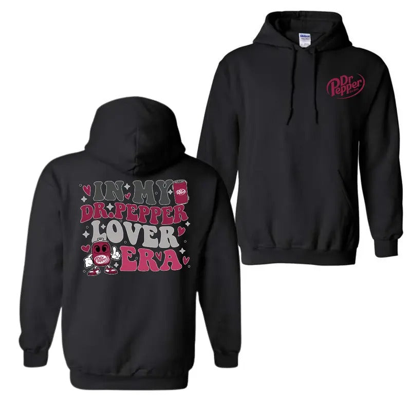 Dr Pepper Soda 2 Sided T-Shirt Sweatshirt Hoodie, In My Dr Pepper Lover Era Shirt For Men, For Women | HypeDripTees.com
