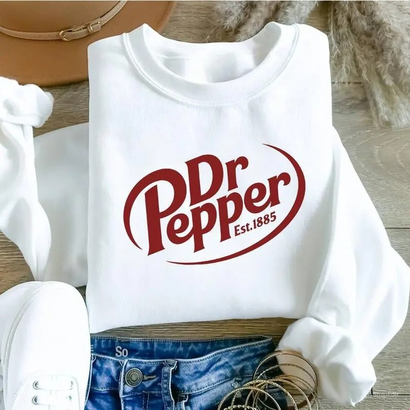 Dr. Pepper Sweatshirt, Dr Pep.per Lover, Dr Pepper Gift, Gift for Girlfriend T-Shirts, Hoodie | HypeDripTees.com