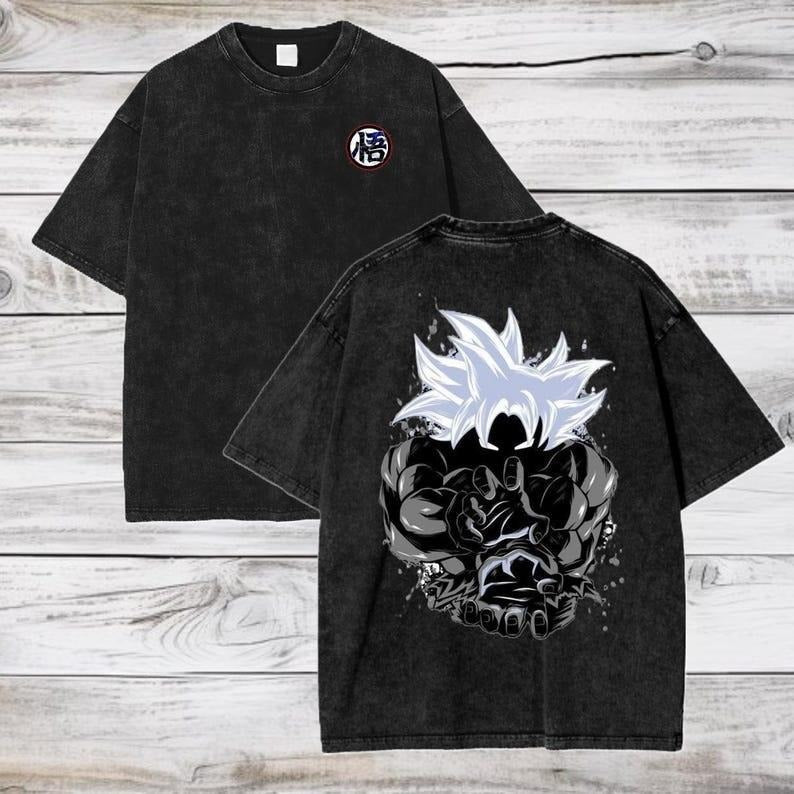 Dragonball Z Goku Ultra Instincts 2-sideds T-Shirt, Sweashirt, Hoodie Sweatshirt | HypeDripTees.com