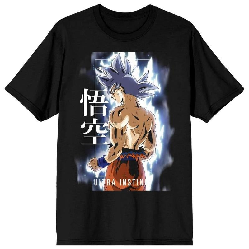 Dragonball Z Super Ultra Instinct Graphic T-Shirt Cotton Menswear, Full Color Selection, Pick Your Favorite, Trendy...