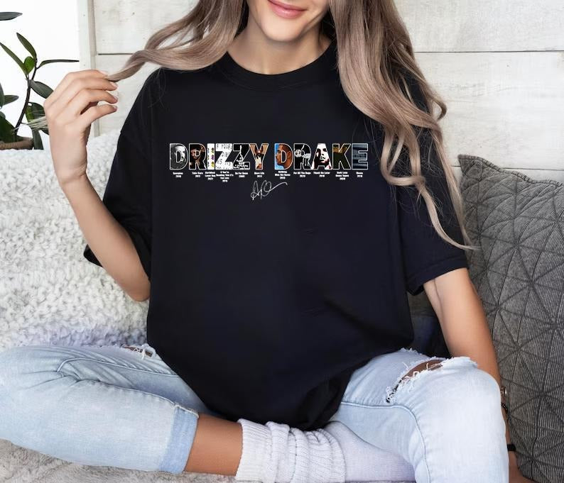 Drake Albums Collection Shirt, Hoodie, Sweatshirt Cotton Womenswear | HypeDripTees.com