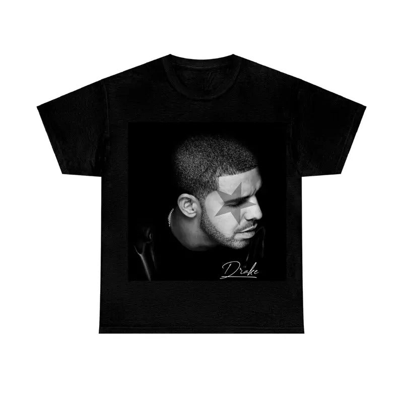 Drake Black Star Shirt, Tour 2025 Rap Tee Hoodie, Sweatshirt | HypeDripTees.com