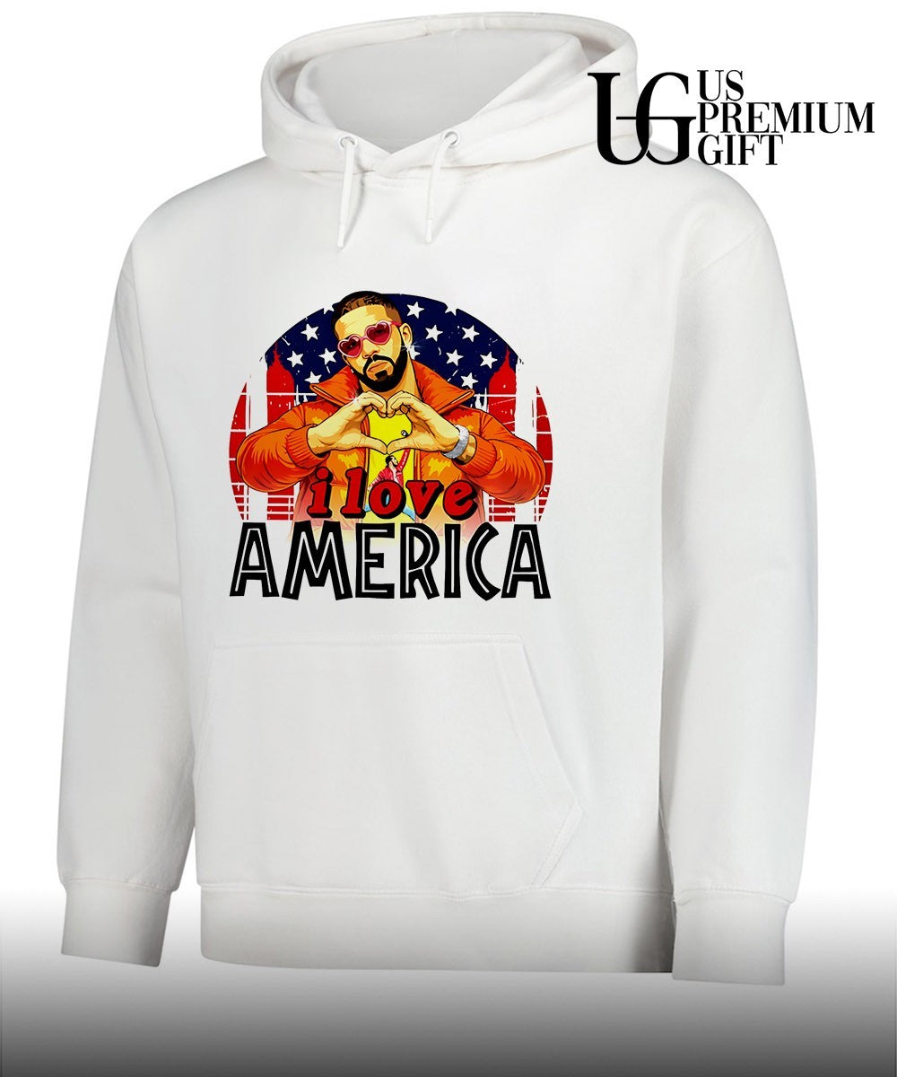 Drake I love America flag shirt