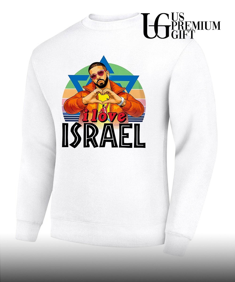 Drake I love Israel flag shirt