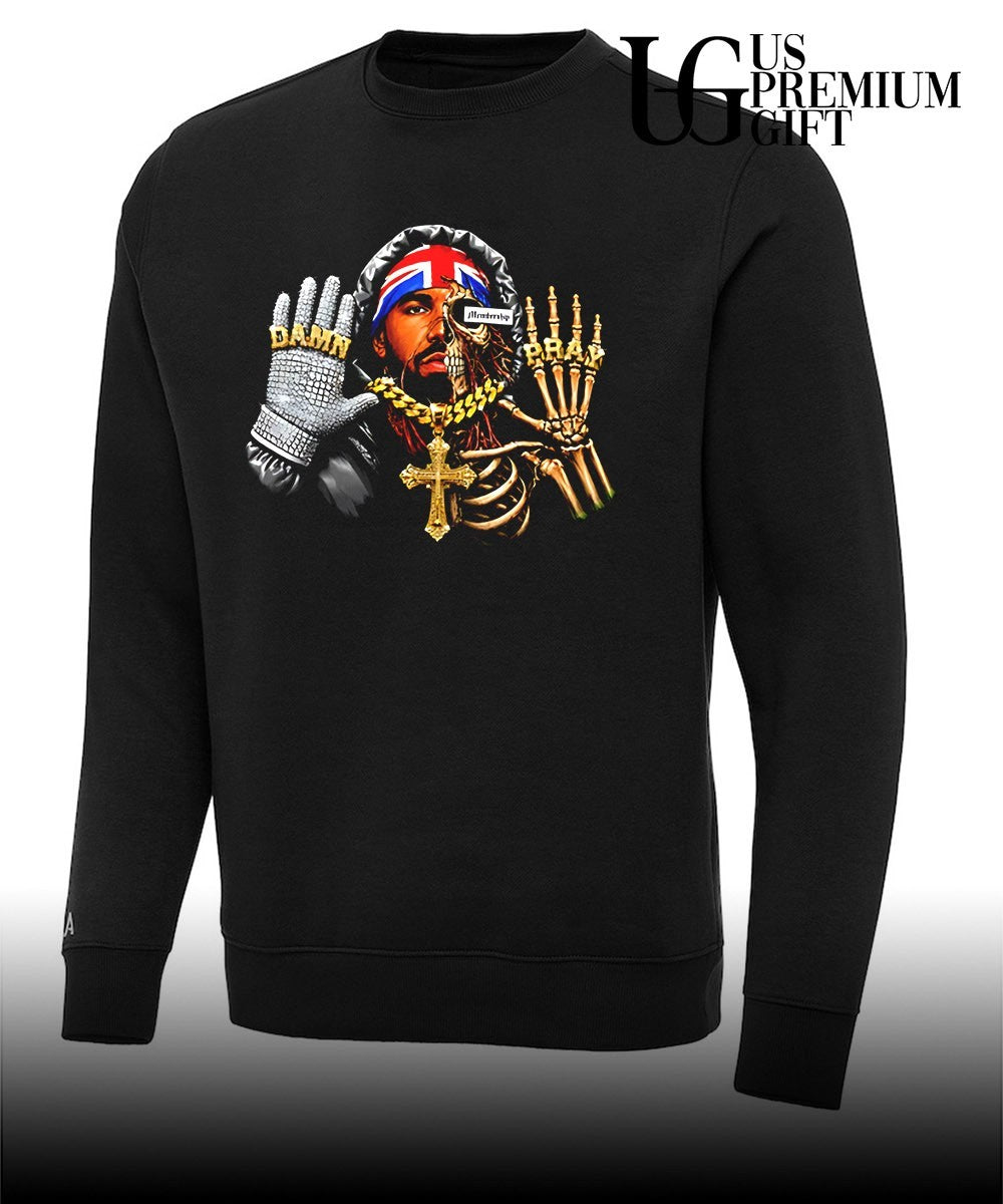 Drake Skull Cross Damn Pray shirt