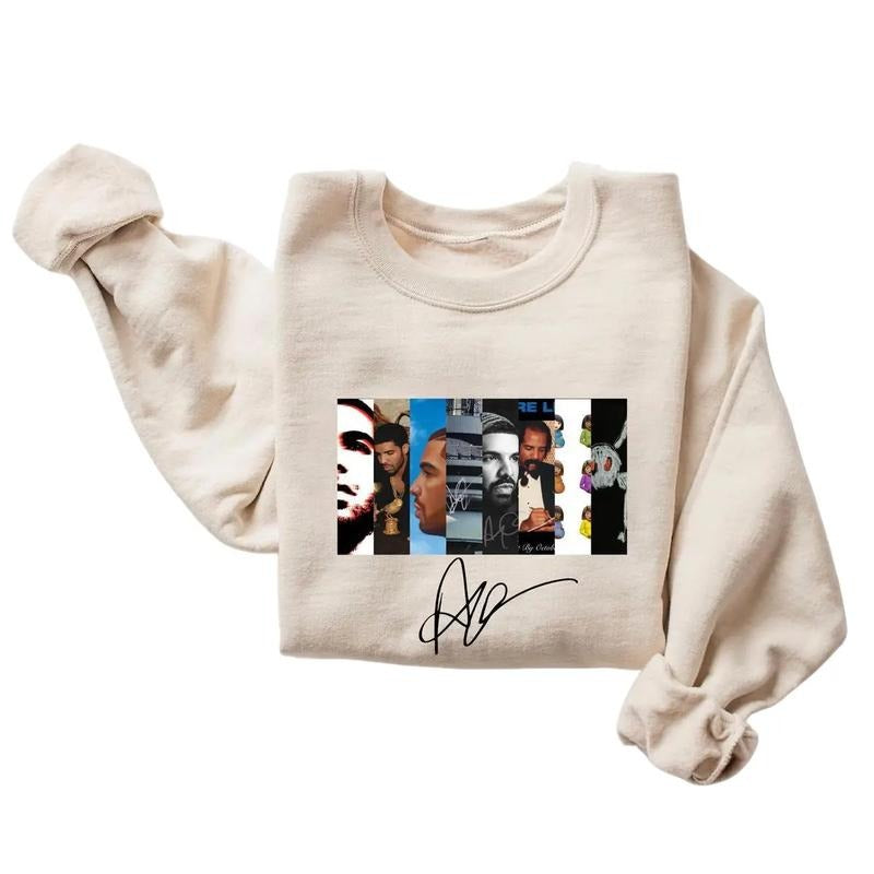 Drakee Best Albums With Signature T-Shirt Sweatshirt Hoodie, Gift For Music Fans | HypeDripTees.com