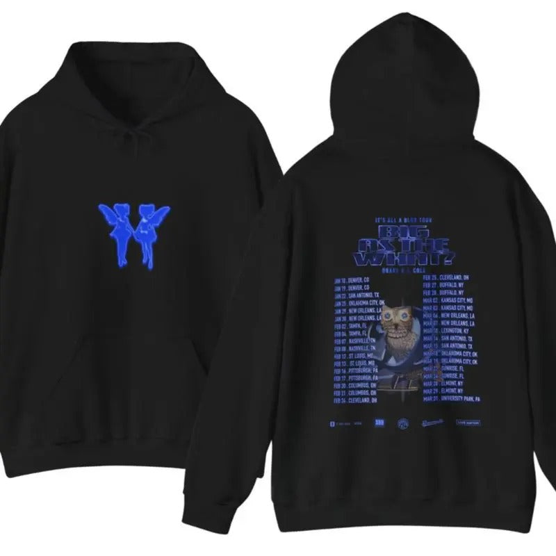 Drakke For All The Dogs Scary Hours Edition Album Cover Hoodie It's All A Blur Big As The What Tour 2024 Unisex Hoodie...