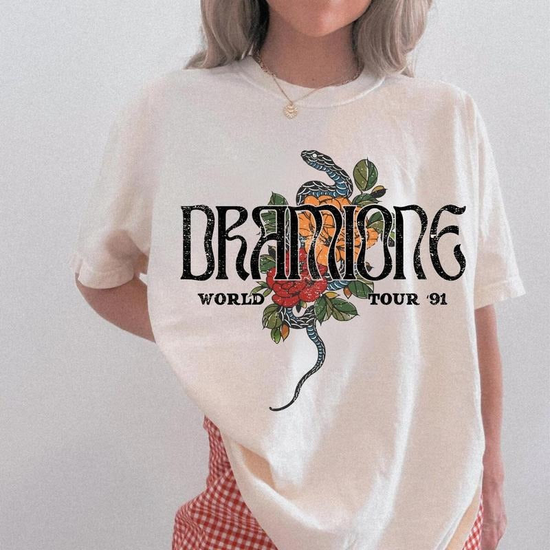 Dramione Tee UNISEX Comfort Colors Manacled Shirt Dracotok Hermione Tee Oversized T Shirt Potter Fanfic T Dramione Merch...