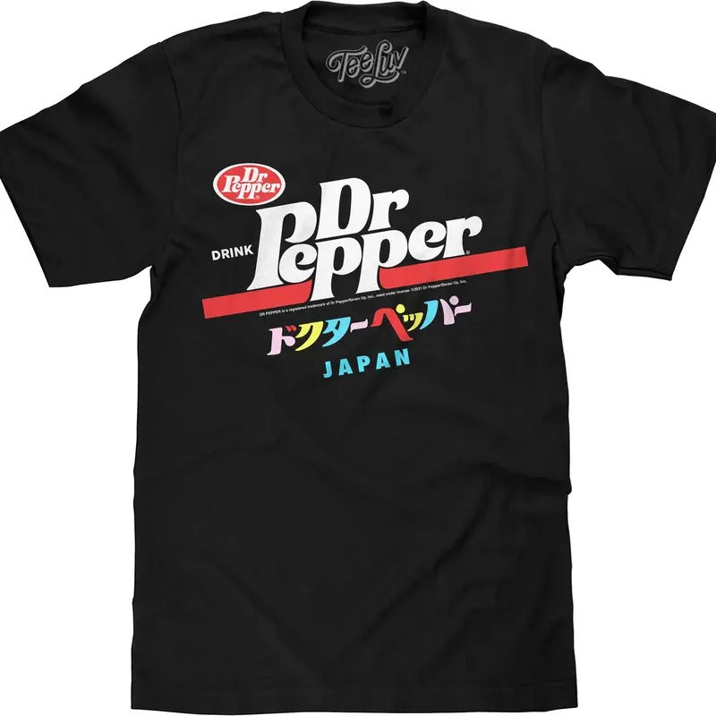 Drink Dr Pepper Japan T-Shirt - Black Hoodie, Sweatshirt | HypeDripTees.com