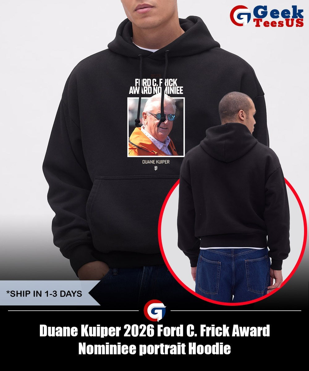 Duane Kuiper 2026 Ford C. Frick Award Nominiee portrait shirt