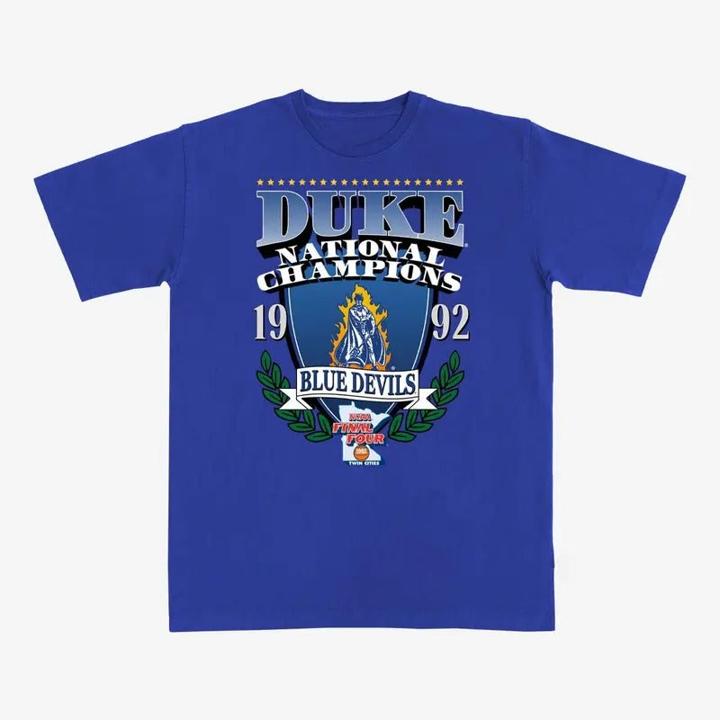 Duke '92 National Champions Heavy Tee, NCAA Shirt, Vintage Football Shirt, Sport Tee, Graphic Shirt For Men, For Women...