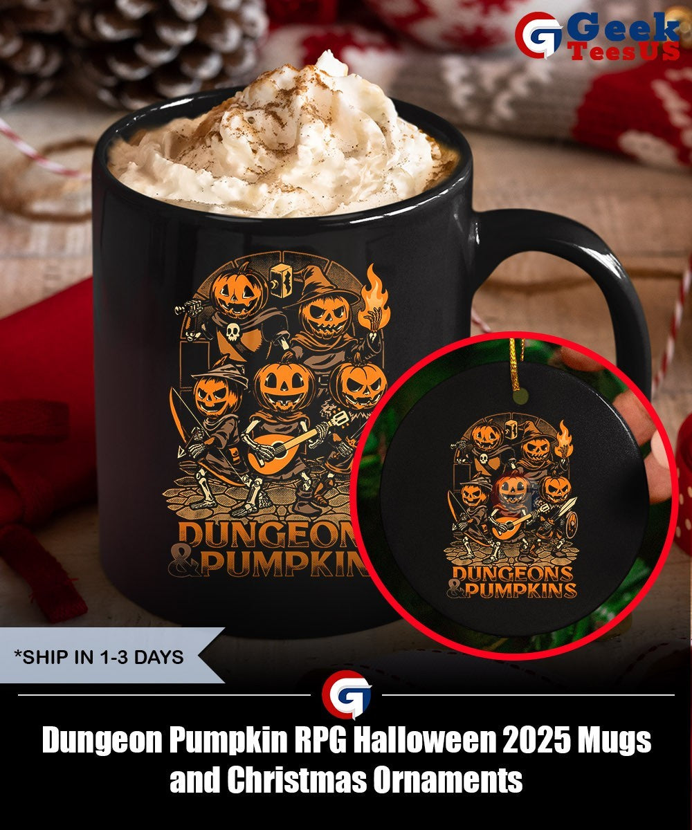 Dungeon Pumpkin RPG Halloween 2025 shirt