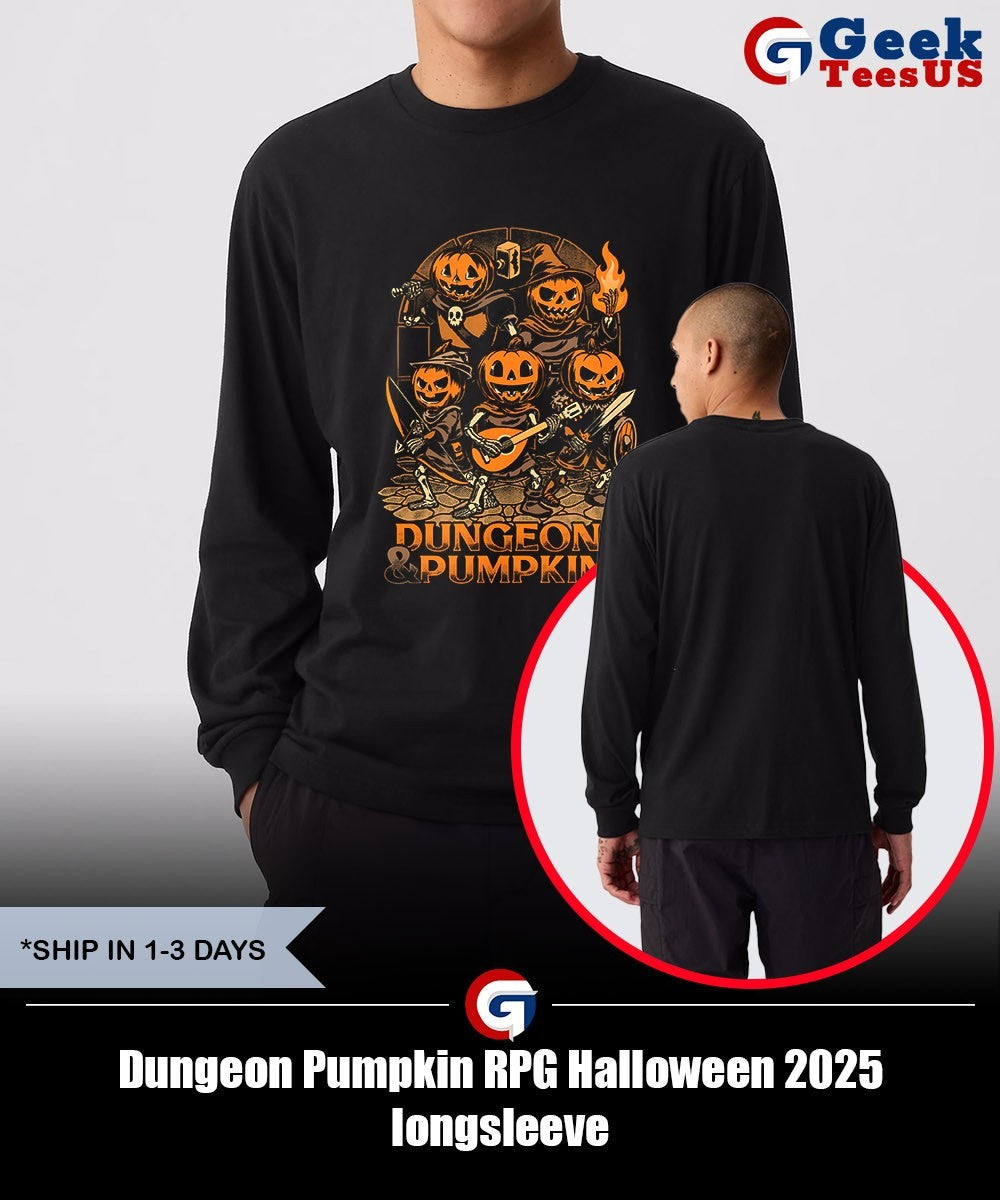Dungeon Pumpkin RPG Halloween 2025 shirt