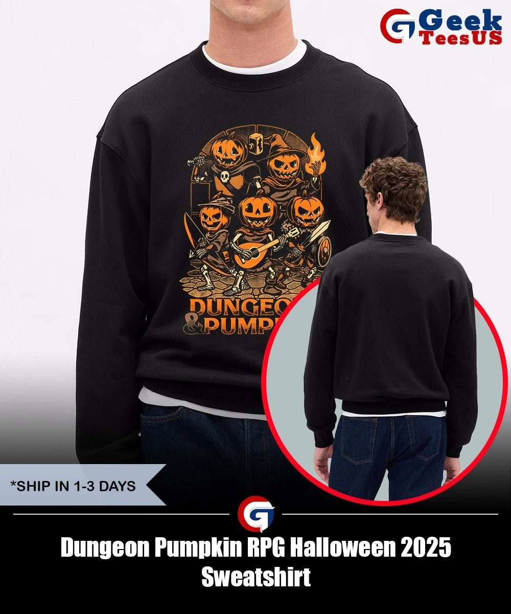Dungeon Pumpkin RPG Halloween 2025 shirt