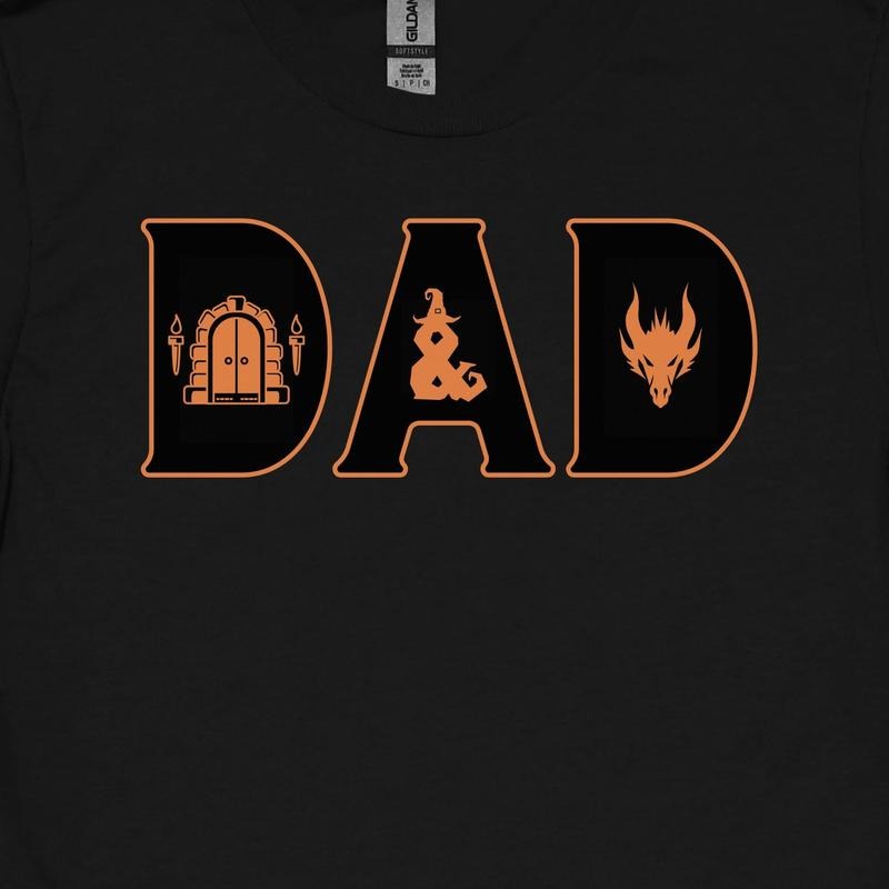 Dungeons And Dragons Shirt For Dad Gamer Gift For D&D Player Gift Gamer Dad Shirt Rpg Gamer Gift Ttrpg Dice Shirt Rpg...