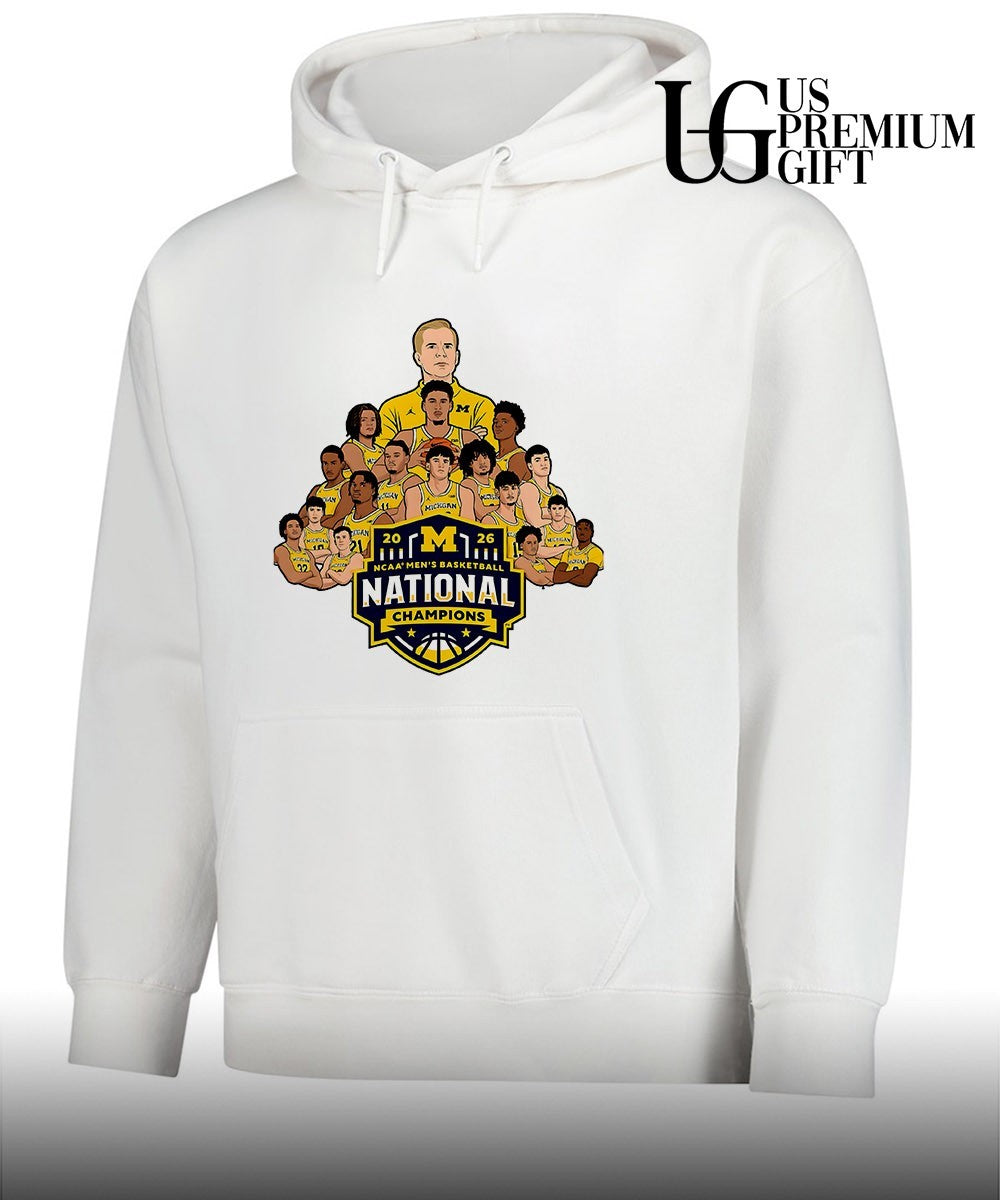 Dusty May coach Michigan Wolverines men’s basketball National Champions shirt