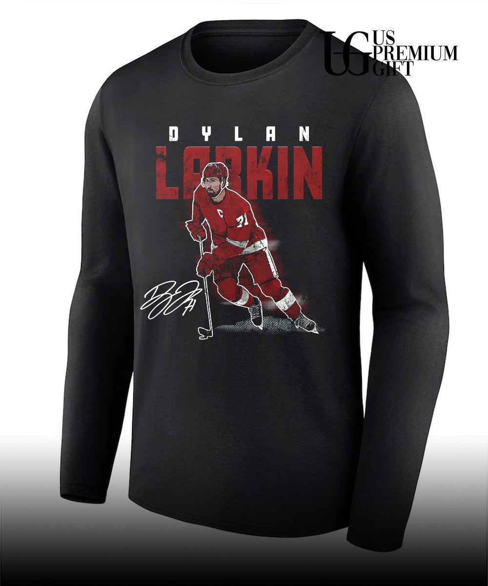 Dylan Larkin player Detroit Red Wings NHL signature shirt