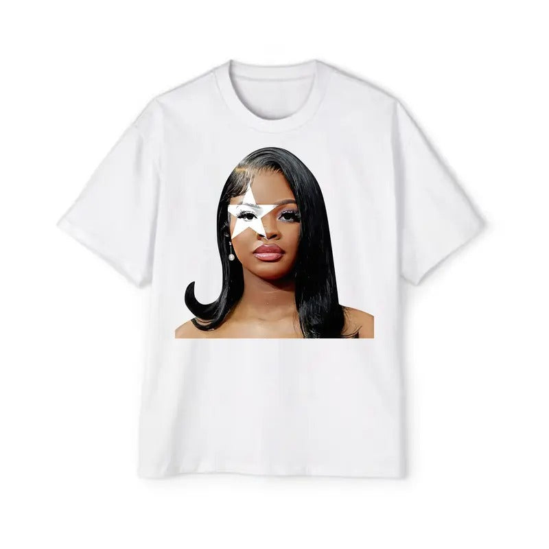 Dynamic Big Face Design on JT Girllll Tee Shirt for an Unforgettable Urban Style Hoodie, Sweatshirt | HypeDripTees.com