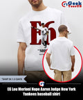 E6 Lou Merloni Nope Aaron Judge New York Yankees baseball shirt