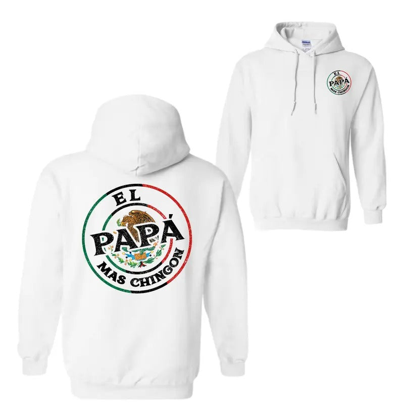 EL Papa Mas 2 Sided Hoodie Sweatshirt T-Shirt - Unisex Shirt - Trendy Shirt | HypeDripTees.com