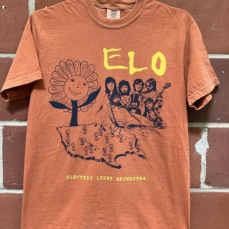 ELO fan art T-shirt, Gift For Her Hoodie, Sweatshirt | HypeDripTees.com