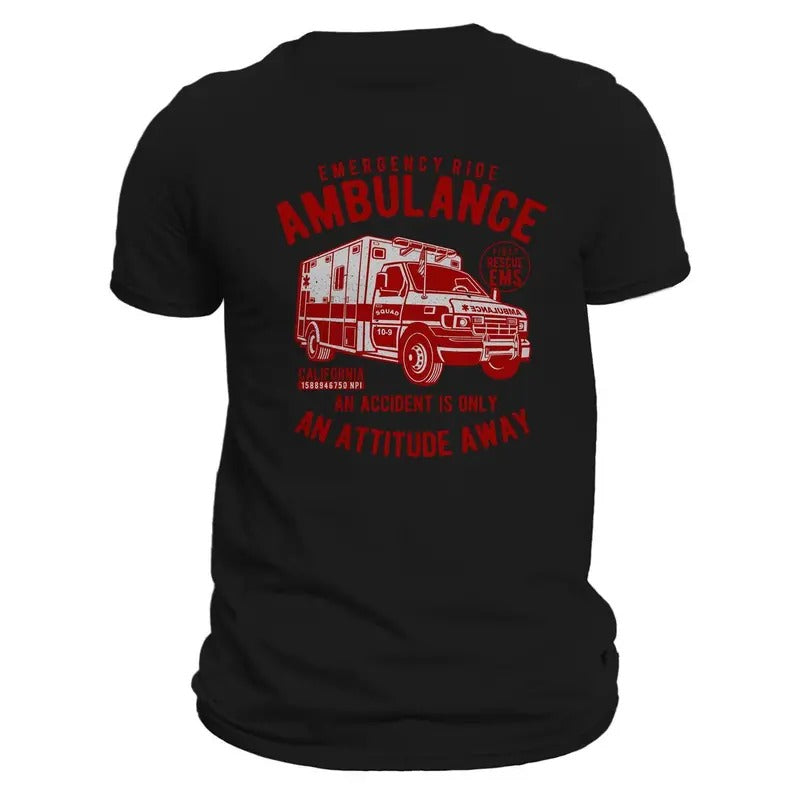 EMS / EMT Paramedic First Responder Ambulance Men's T-Shirt Hoodie, Sweatshirt | HypeDripTees.com