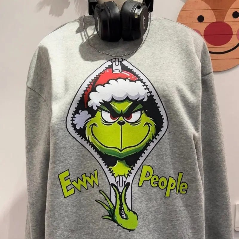 EWW People Grinchmas Chirtmas Sweatshirt for Men and Women - Christmas Shirt - Womenswear Hoodie | HypeDripTees.com