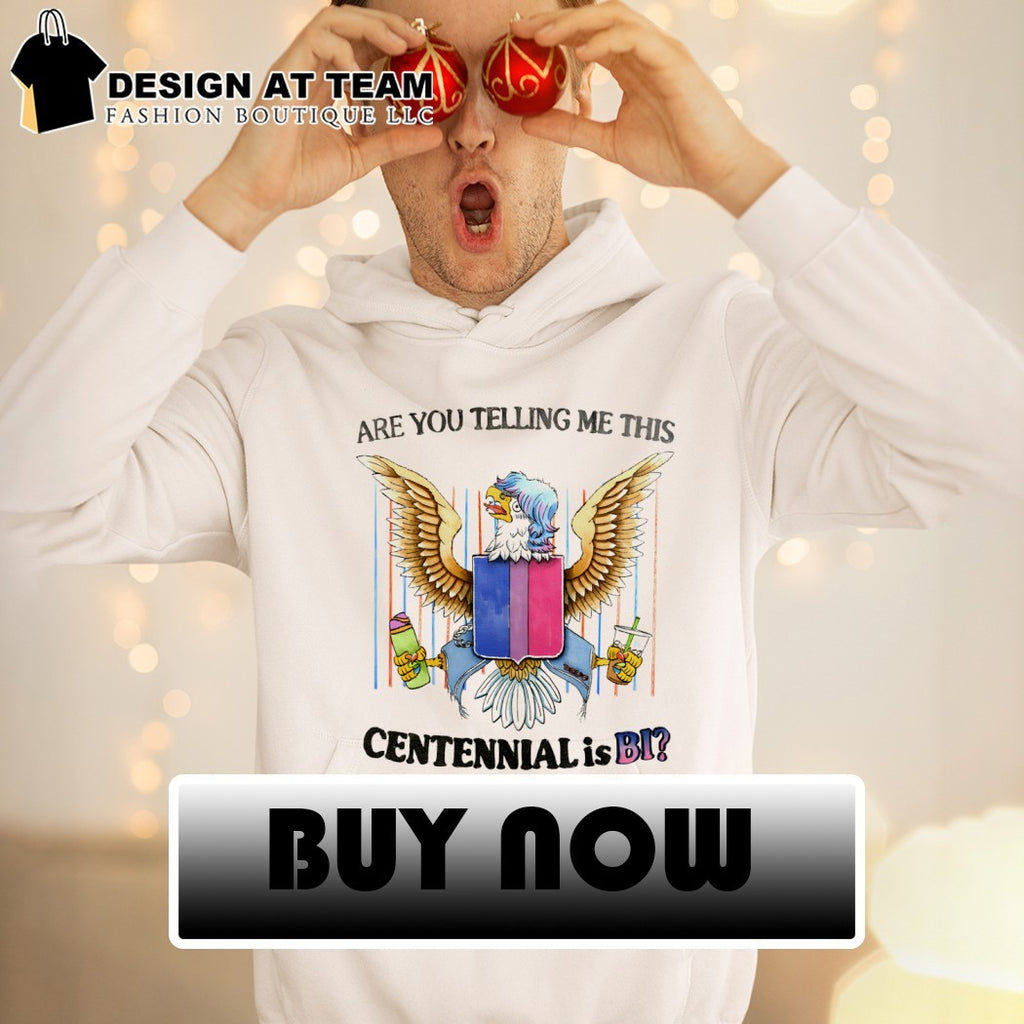 Eagle bird flag drink bisexual pride are you telling me this centennial is BI shirt