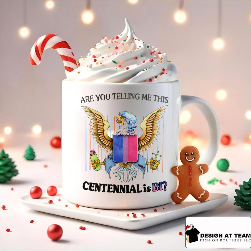 Eagle bird flag drink bisexual pride are you telling me this centennial is BI shirt
