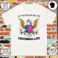 Eagle bird flag drink bisexual pride are you telling me this centennial is BI shirt