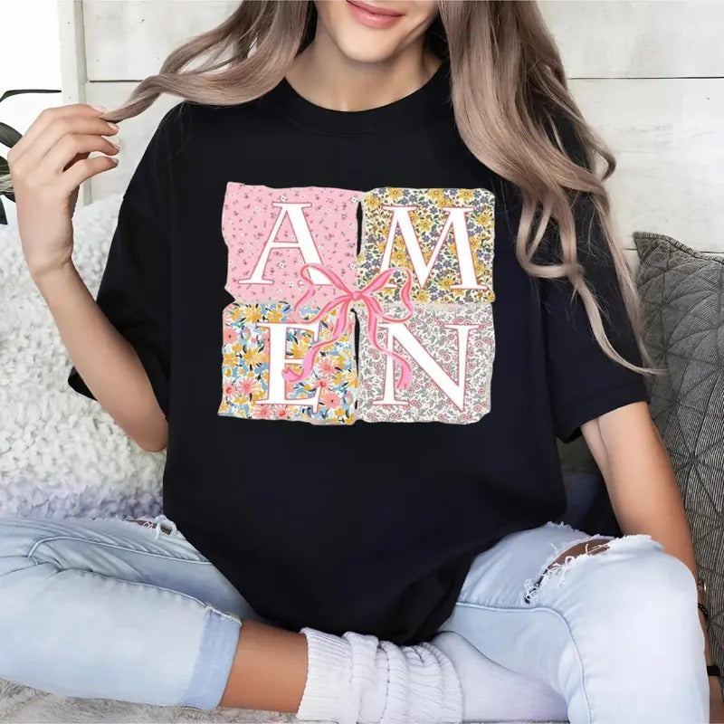 Easter Amen T-shirt Easter Christian tee Easter Gift Mom Hoodie, Sweatshirt | HypeDripTees.com