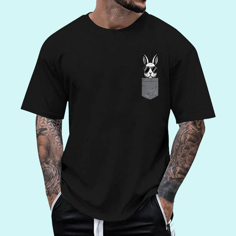 Easter Bunny Pocket Sunglasses Cool Rabbit Men Women T-Shirt | Tee For Men and Women, Unisex Cotton Hoodie, Sweatshirt