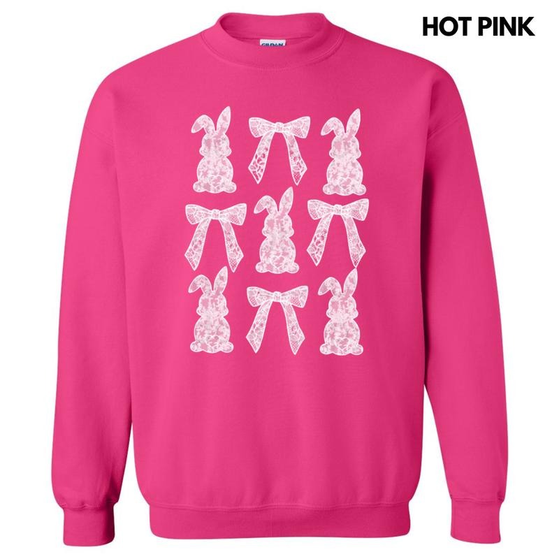 Easter Lace Coquette Sweatshirt T-Shirts, Hoodie | HypeDripTees.com