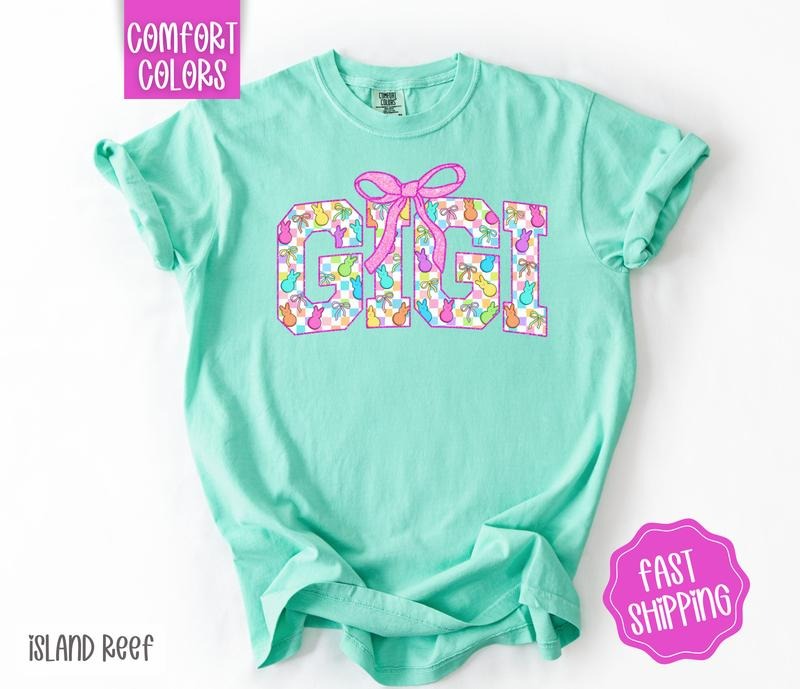 Easter Peep Gigi Shirt Comfort Colors, Easter Tshirt, Trendy Grandma Tee, Gift for Her Hoodie, Sweatshirt | HypeDripTees.com