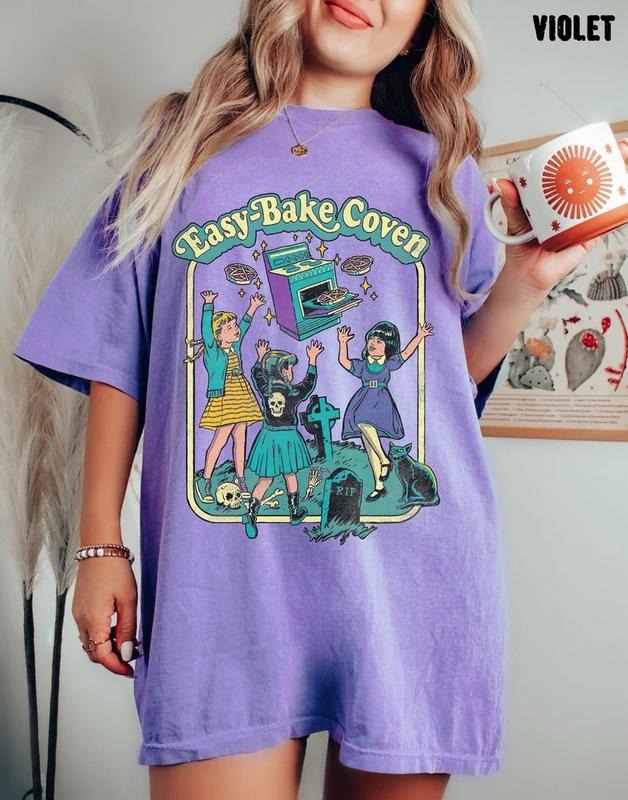 Easy Bake Coven 90s Horror Fan Oversized Vintage T Shirt Top Womenswear Underwear Lady Hoodie, Sweatshirt | HypeDripTees.com
