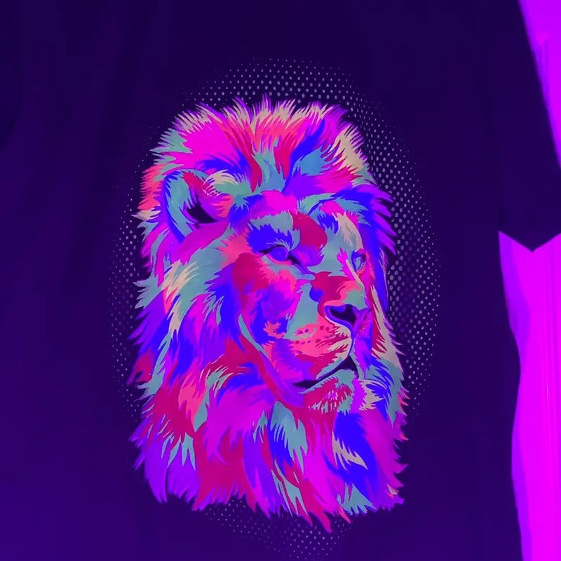 Economic lion t-shirt size large Cotton Black Hoodie, Sweatshirt | HypeDripTees.com