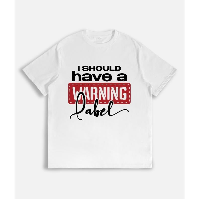Edgy T - Shirt with a Statement - making "Warning Label" - themed Slogan Hoodie, Sweatshirt | HypeDripTees.com