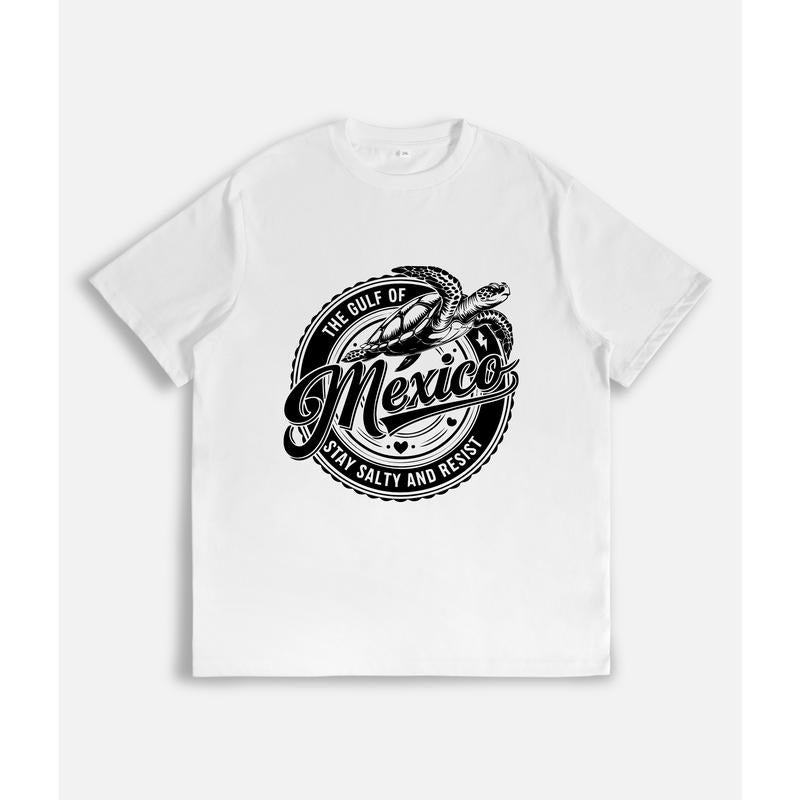 Edgy and Coastal - Inspired T - Shirt: "The Gulf of Mexico - Stay Salty and Resist" Hoodie, Sweatshirt | HypeDripTees.com